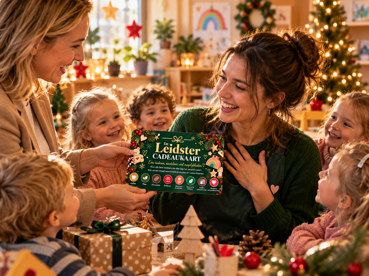 Leidster Cadeaukaart kerst | Kerstcadeau voor Kinderopvang