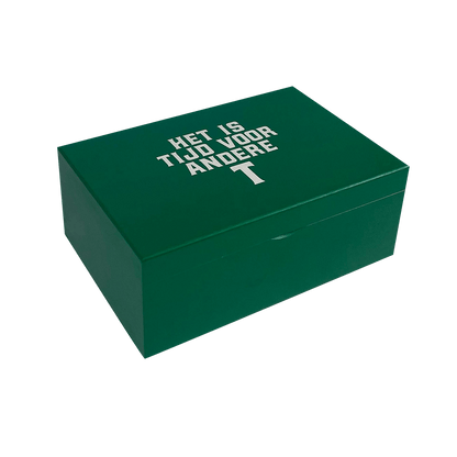 Theedoos 6-vaks groen