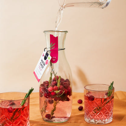 Watertwist Cranberry, Kers & Rozemarijn BIO