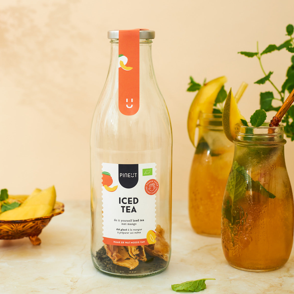 Iced Tea | mango & groene thee | zomerdrankje