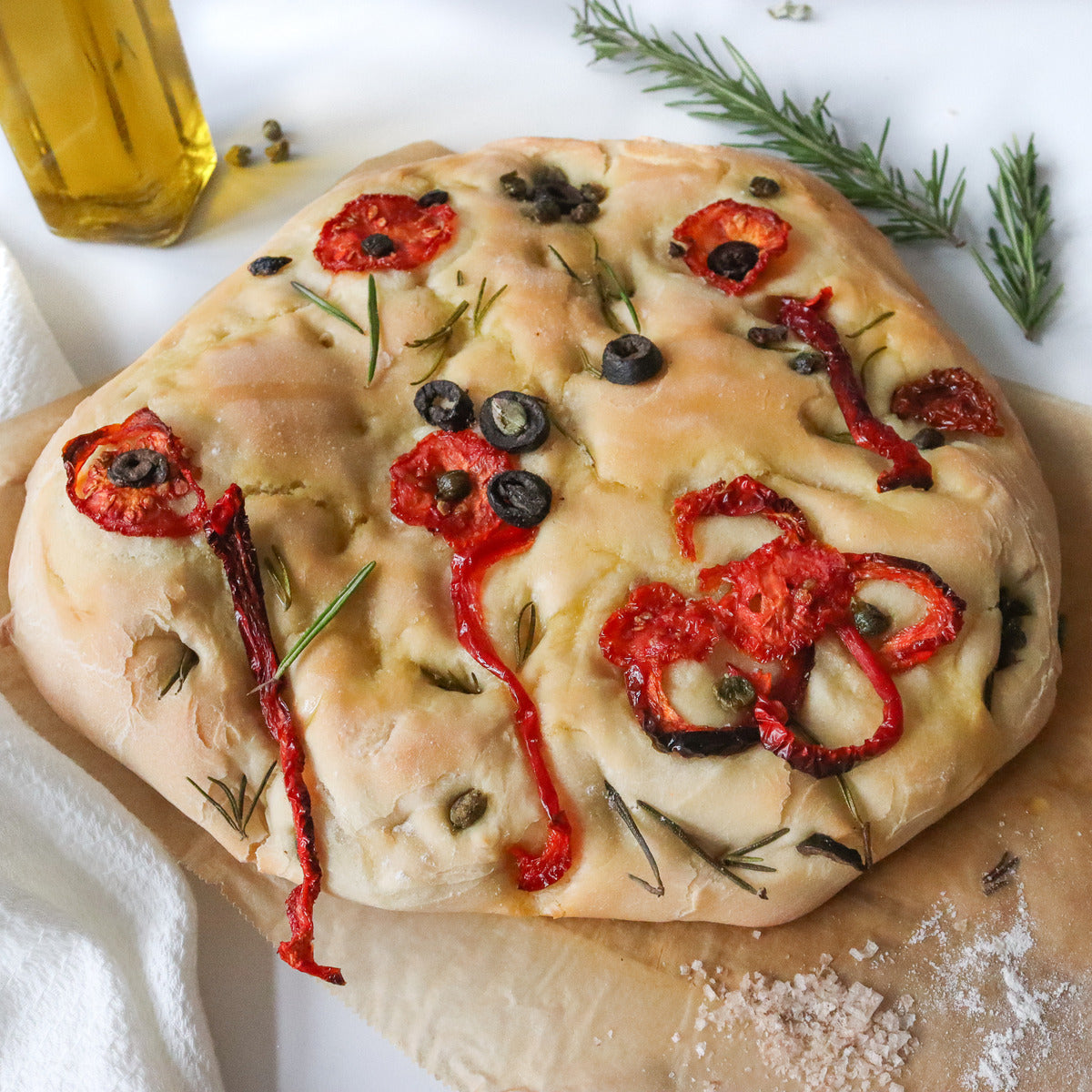 Borrelbrood focaccia feestje | Brievenbuscadeau