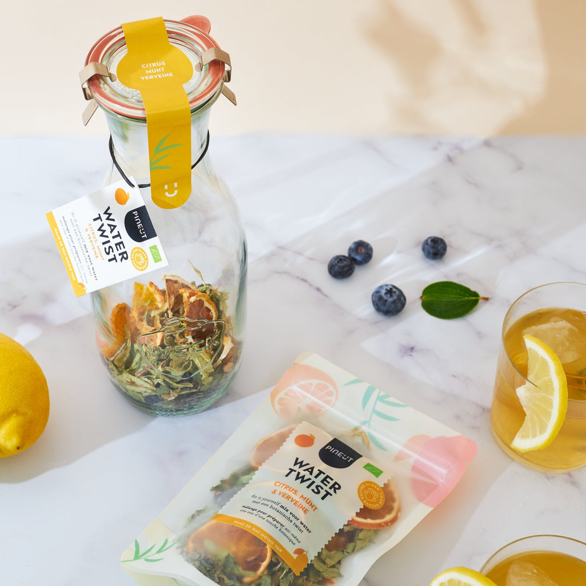 Watertwist Citrus, Munt & Verveine BIO