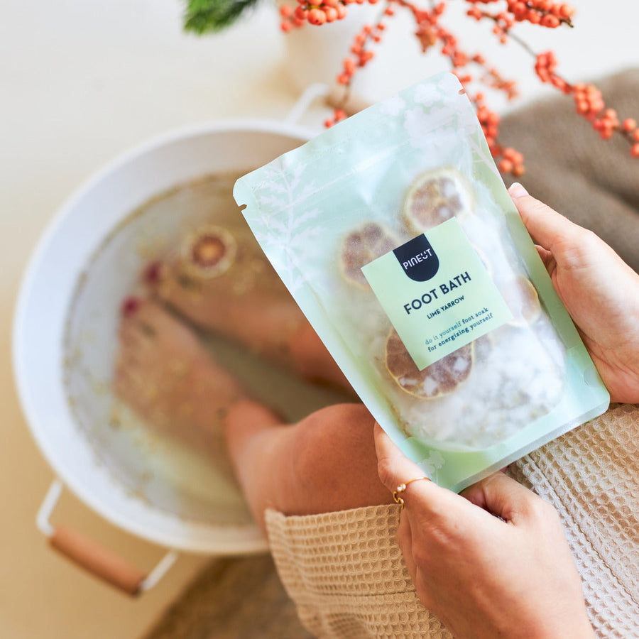 Voetenbad Lime Yarrow Pouchbag