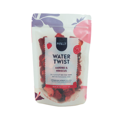 Watertwist Aardbei & Hibiscus BIO Pouchbag