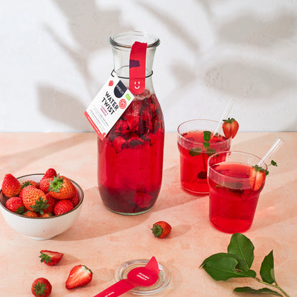 Watertwist Aardbei & Hibiscus BIO
