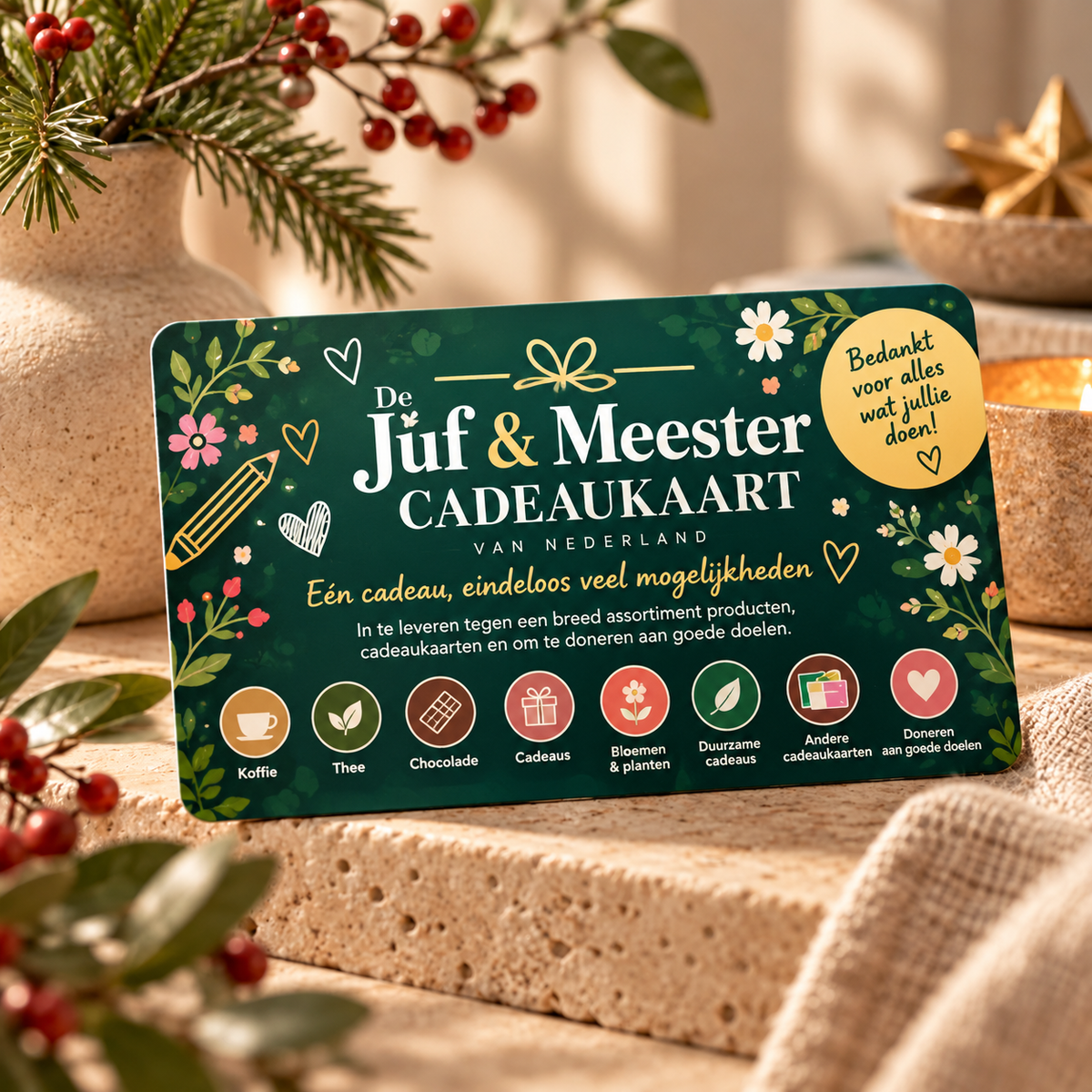 Juf & Meester Wagemakers 1001 Cadeaus Kaart - cadeaukaart productfoto 2