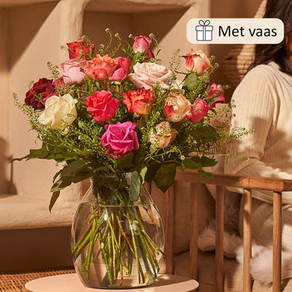 Cadeauset Rooskleurig Roos