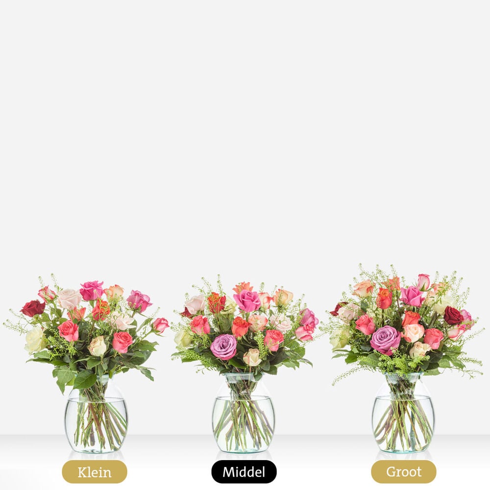 Cadeauset Rooskleurig Roos