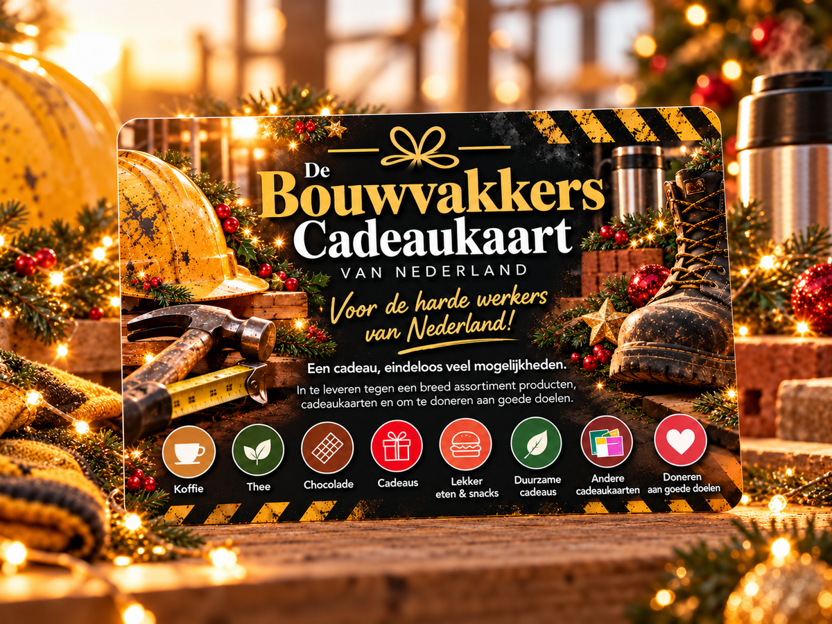 Bouwvakkers Cadeaukaart | Het Perfecte Cadeau voor Bouwpersoneel