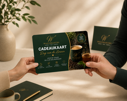 Dag van de Leraar Cadeaukaart | Voor Koffie, Thee & Lekkernijen