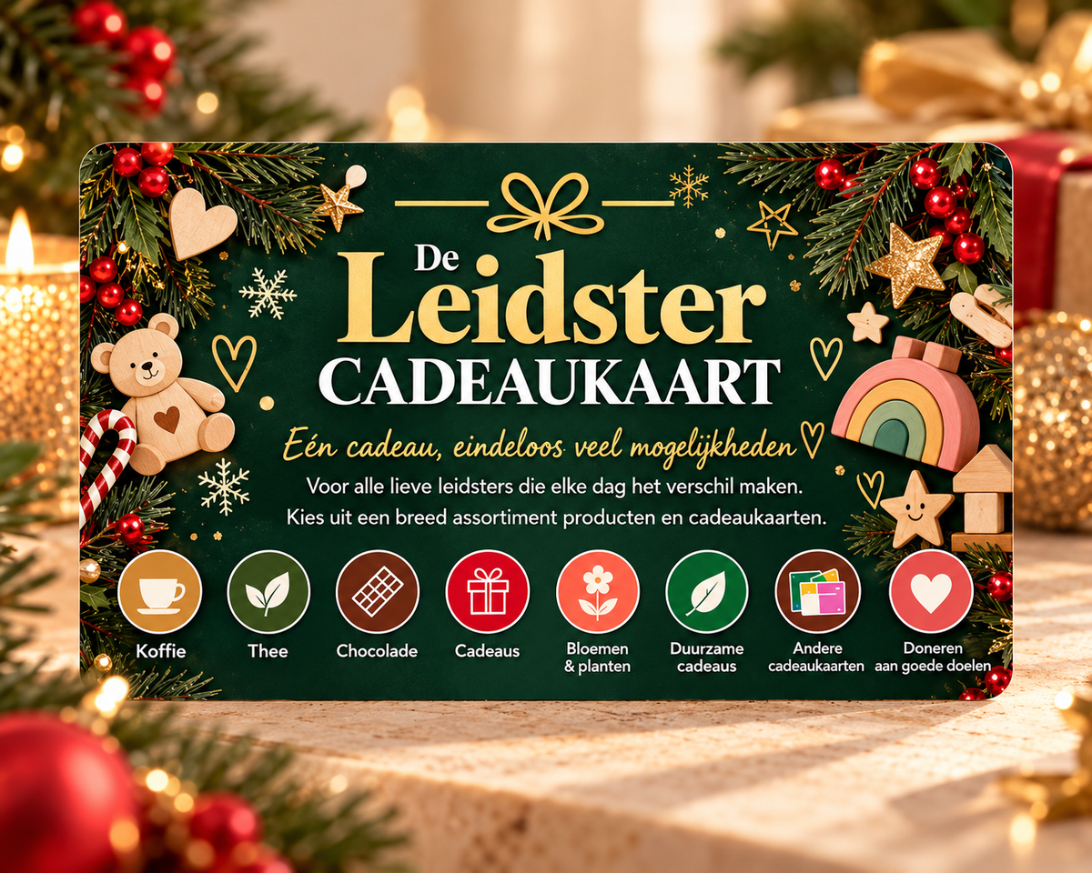Leidster Cadeaukaart kerst | Kerstcadeau voor Kinderopvang