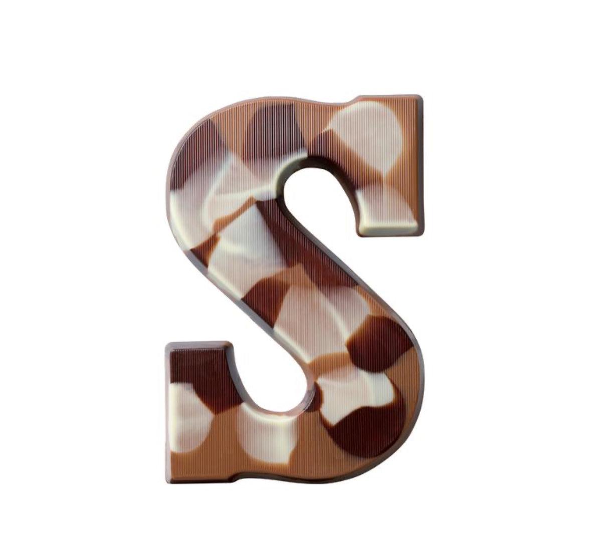 Chocoladeletter S | Praline | Melk | Glutenvrij