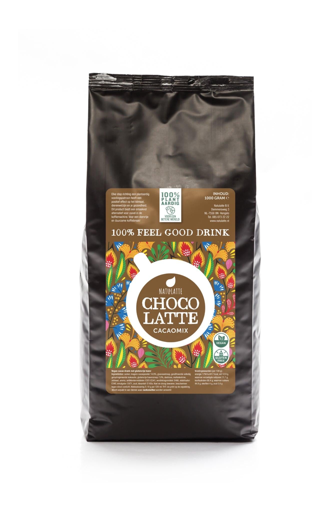 Natulatte Choco Latte – Vegan chocolademelk poeder (750g)