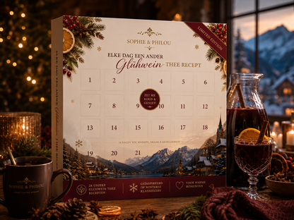 Sophie & Philou Glühwein Thee Adventskalender | 24 Dagen Winterse Thee & Recepten