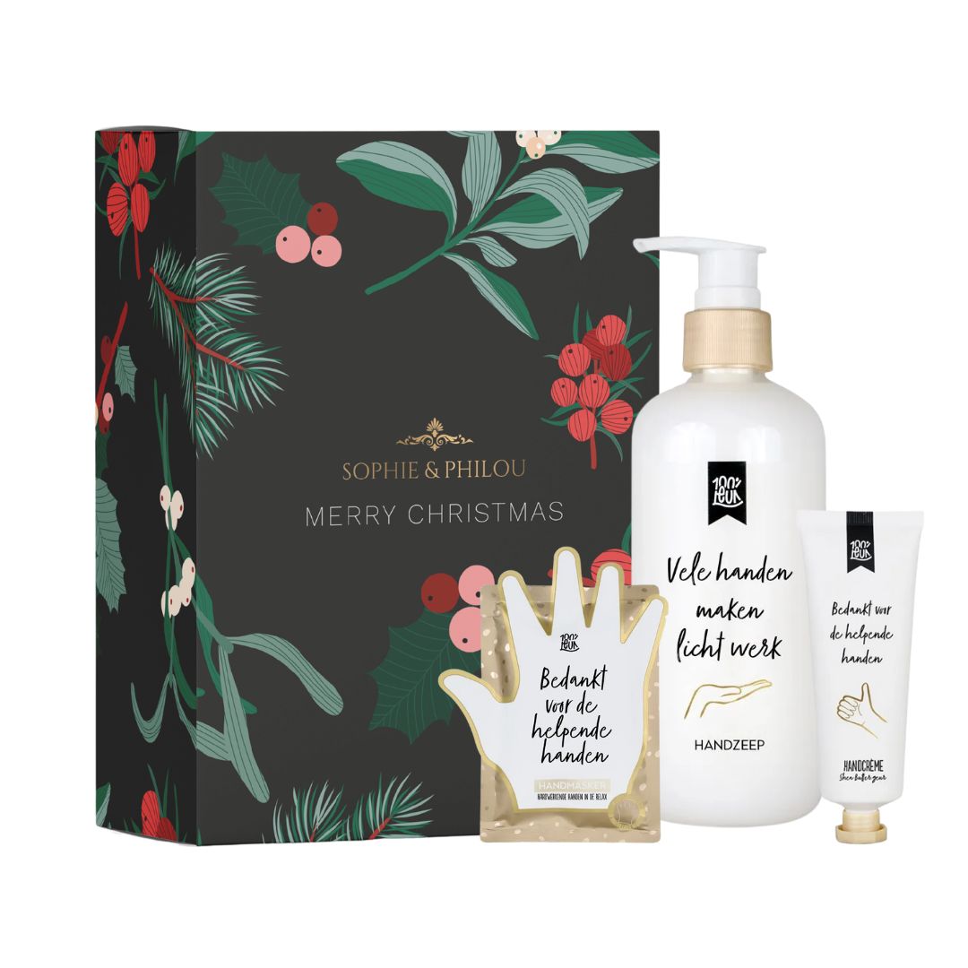 Kerstcadeaupakket Handverzorging – Sophie & Philou Merry Christmas
