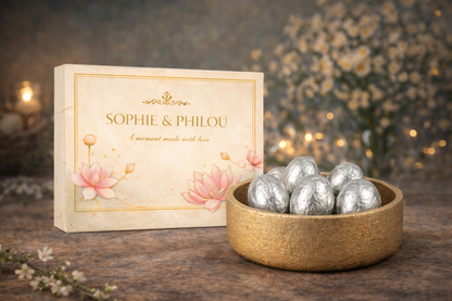 Sophie & Philou Little Easter Delights Luxe Paaseitjes White Silver