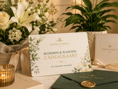 Sophie & Philou Bloemen & Planten Cadeaukaart | Groen Cadeau