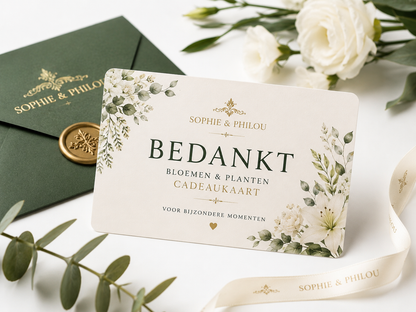 Sophie & Philou Bloemen & Planten Cadeaukaart | Groen Cadeau