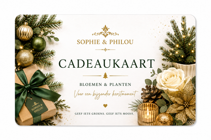Sophie & Philou Bloemen & Planten Cadeaukaart | Groen Cadeau