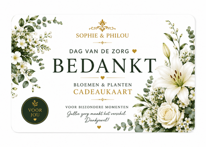 Sophie & Philou Bloemen & Planten Cadeaukaart | Groen Cadeau