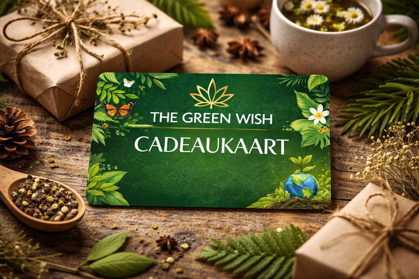 The Green Wish plant Cadeaukaart