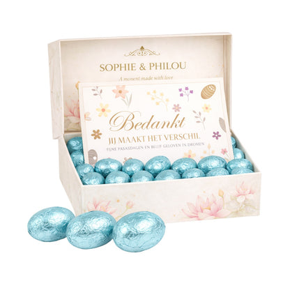 Sophie & Philou Little Easter Delights Luxe Paaseitjes Milk Lightblue