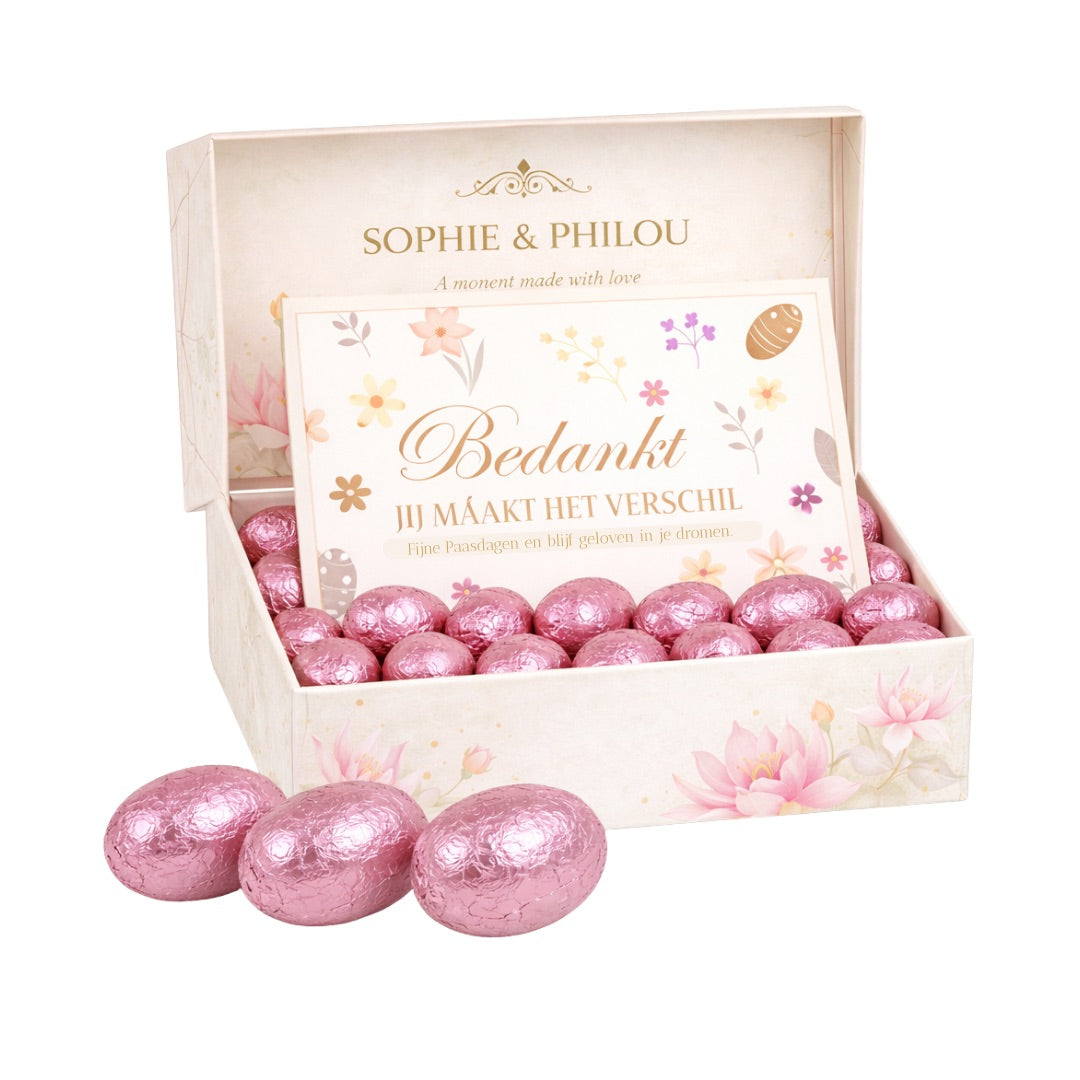 Sophie & Philou Little Easter Delights Luxe Paaseitjes Pure | Pink