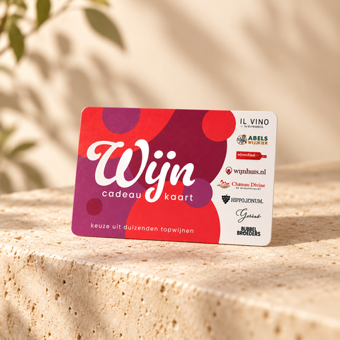 Wijn Cadeaukaart  | Keuze uit 400+ Wijnen