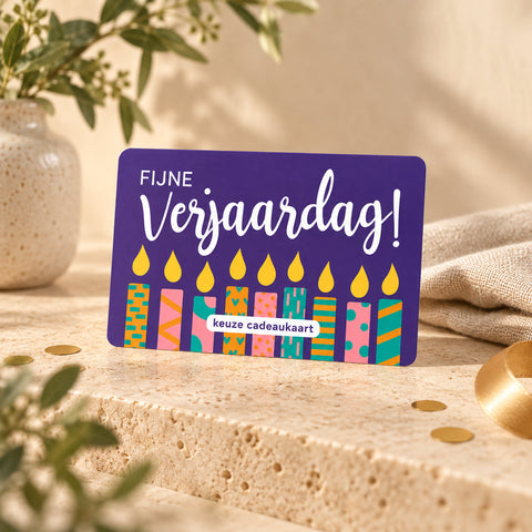 Verjaardag Keuze Cadeaukaart