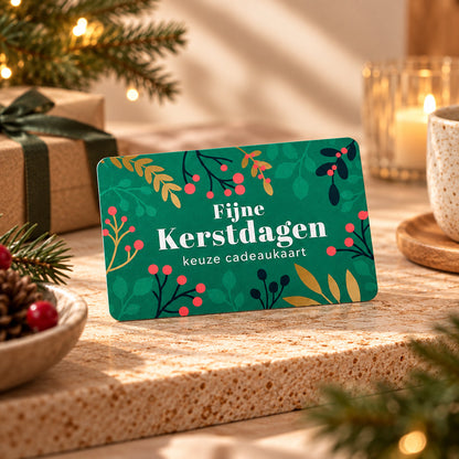Fijne Kerstdagen Keuze Cadeaukaart sfeerbeeld