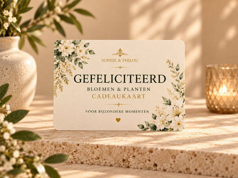 Gefeliciteerd Cadeaukaart