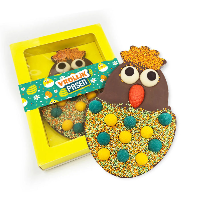 Chocolade chicken “Vrolijk Pasen” (limited edition)