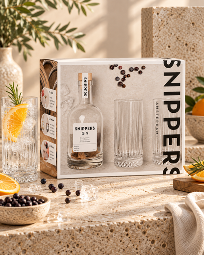 SNIPPERS Orgineel GIFT PACK GIN 2 Glazen
