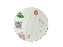 Sophie & Philou Round Card - To put text on the back