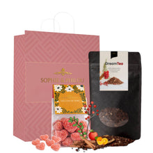 Dag van de Zorg Cadeautasje met Hartjes Snoep en Dream Tea