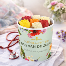 Sophie & Philou Dag van de Zorg Chocolade Tulpen Beker