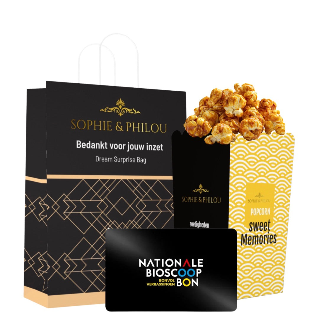 Dream Movie surprise Bag Bedankt voor jouw inzet