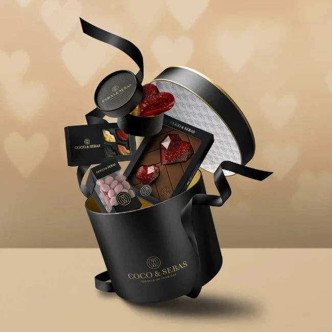Coco en Sebas luxe chocoladecadeau
