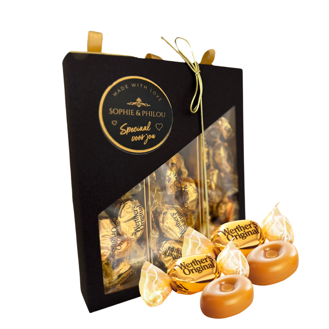 Luxuriöse Werther-Pralinen in einer Geschenkbox