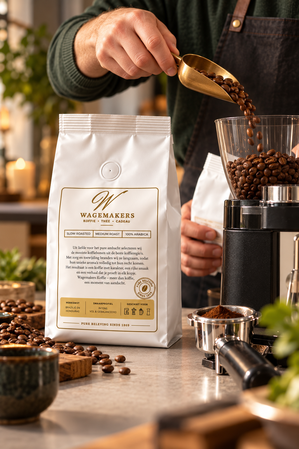Wagemakers 100% Arabica Koffiebonen | Medium Roast | 250 gram