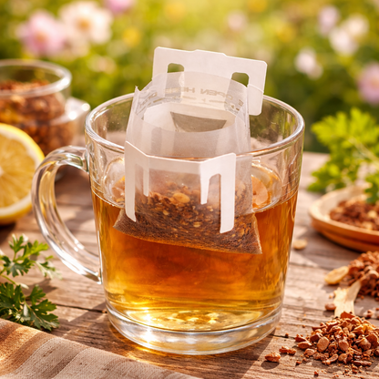 Thee zakjes per 50 stuks