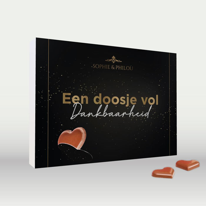 Chocolade Hartjes “Dankbaarheid” Sophie & Philou Avent