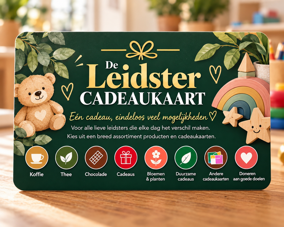 Leidster Cadeaukaart kerst | Kerstcadeau voor Kinderopvang