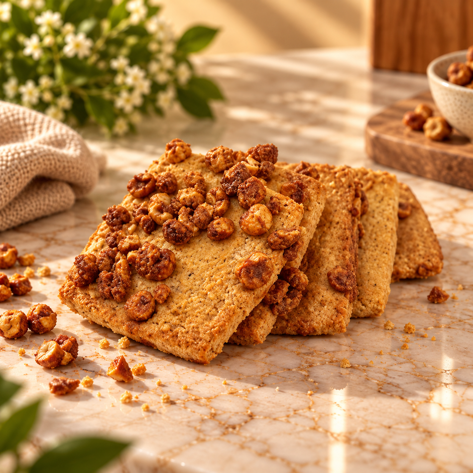 Bakkerij Petit Four glutenvrije hazelnootkoeken met 30% hazelnoot