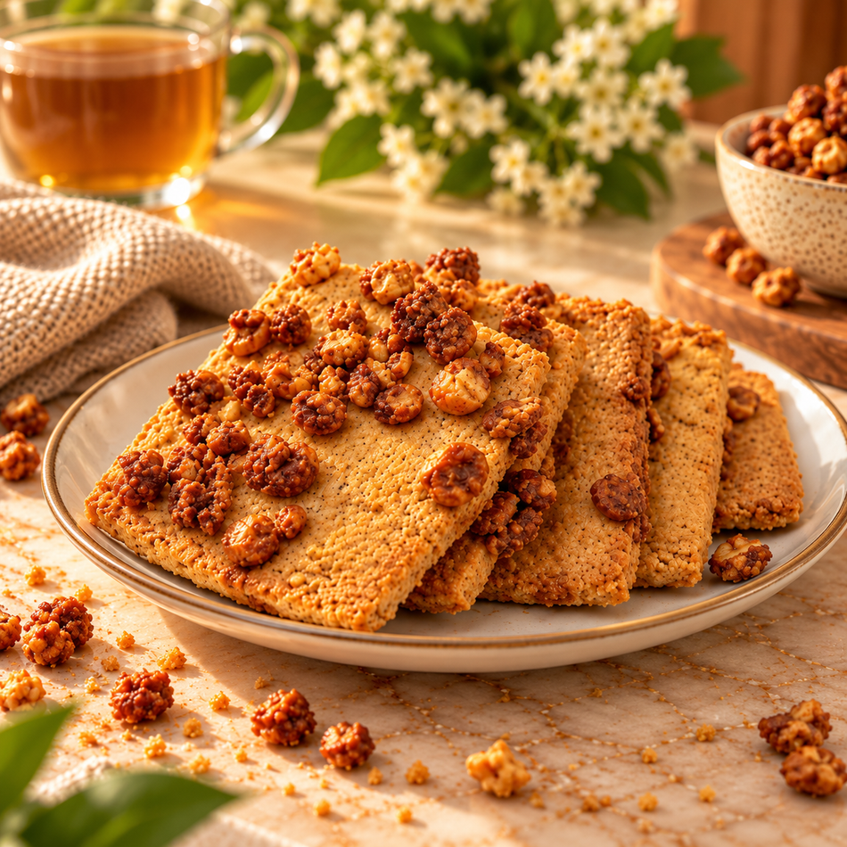Bakkerij Petit Four ambachtelijke hazelnootkoeken glutenvrij