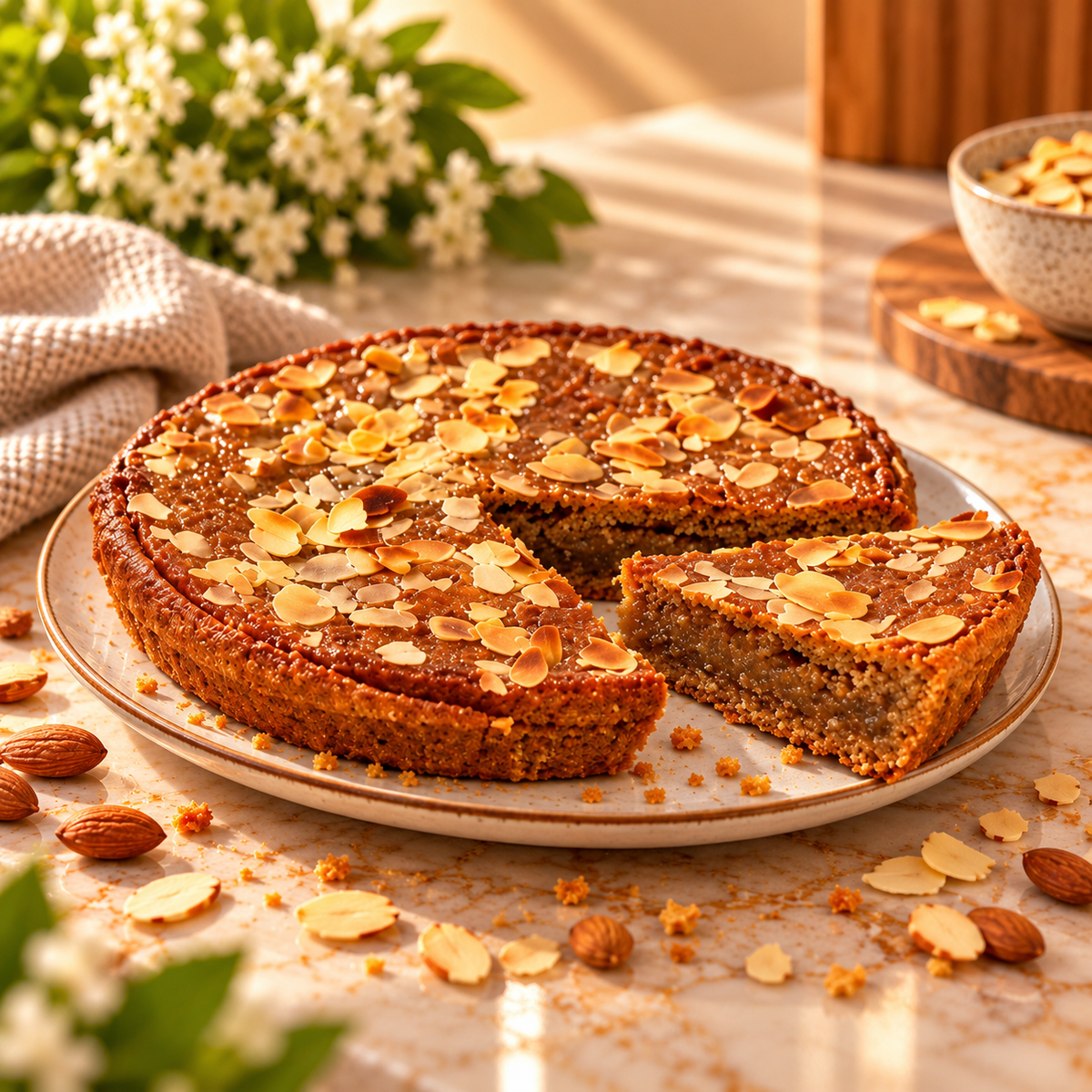 Bakkerij Petit Four speculaastaartje met amandelspijs glutenvrij