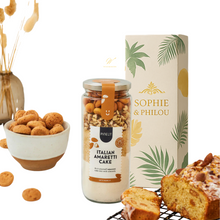 Italian Amaretti cake + Cadeaudoosje