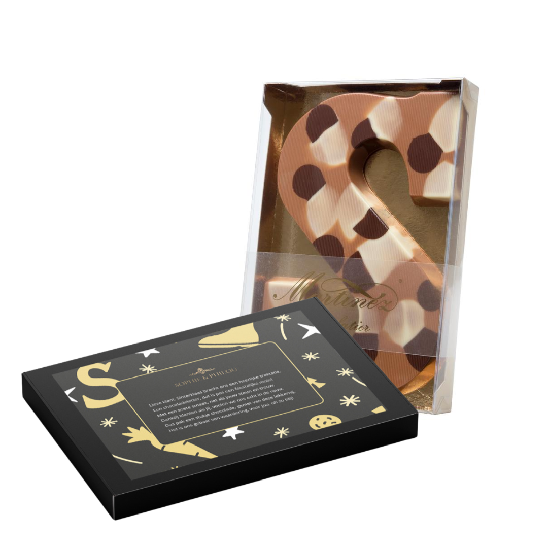 Chocoladeletter S | Praline | Melk | Glutenvrij