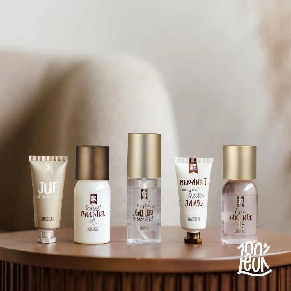 Cadeau Display Juf en Meester