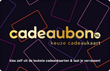 Alles-in-1 keuze cadeaukaart zwart Wagemakerskoffietheecadeau